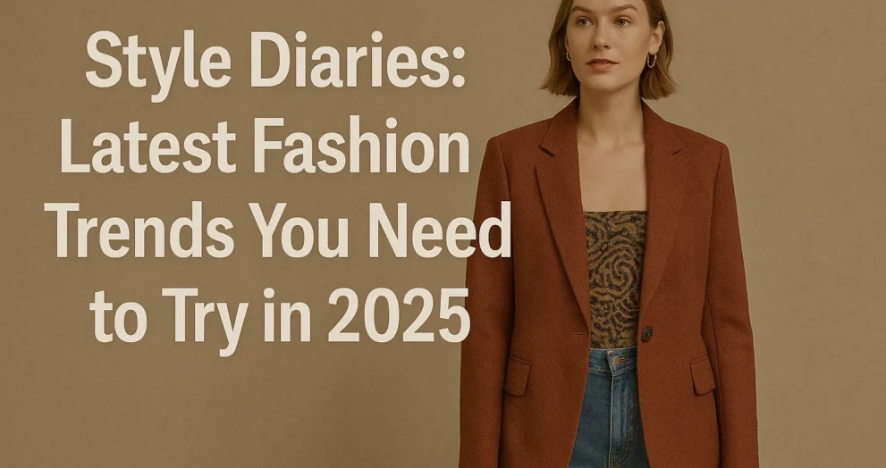 Style Diaries Latest Fashion Trends You Need to Try in 2025