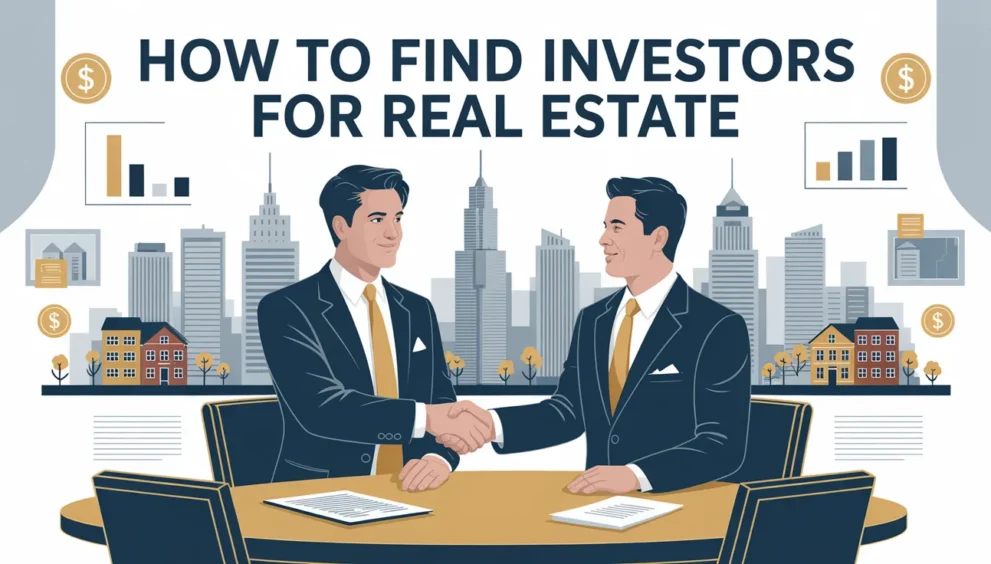How to Find Investors For Real Estate