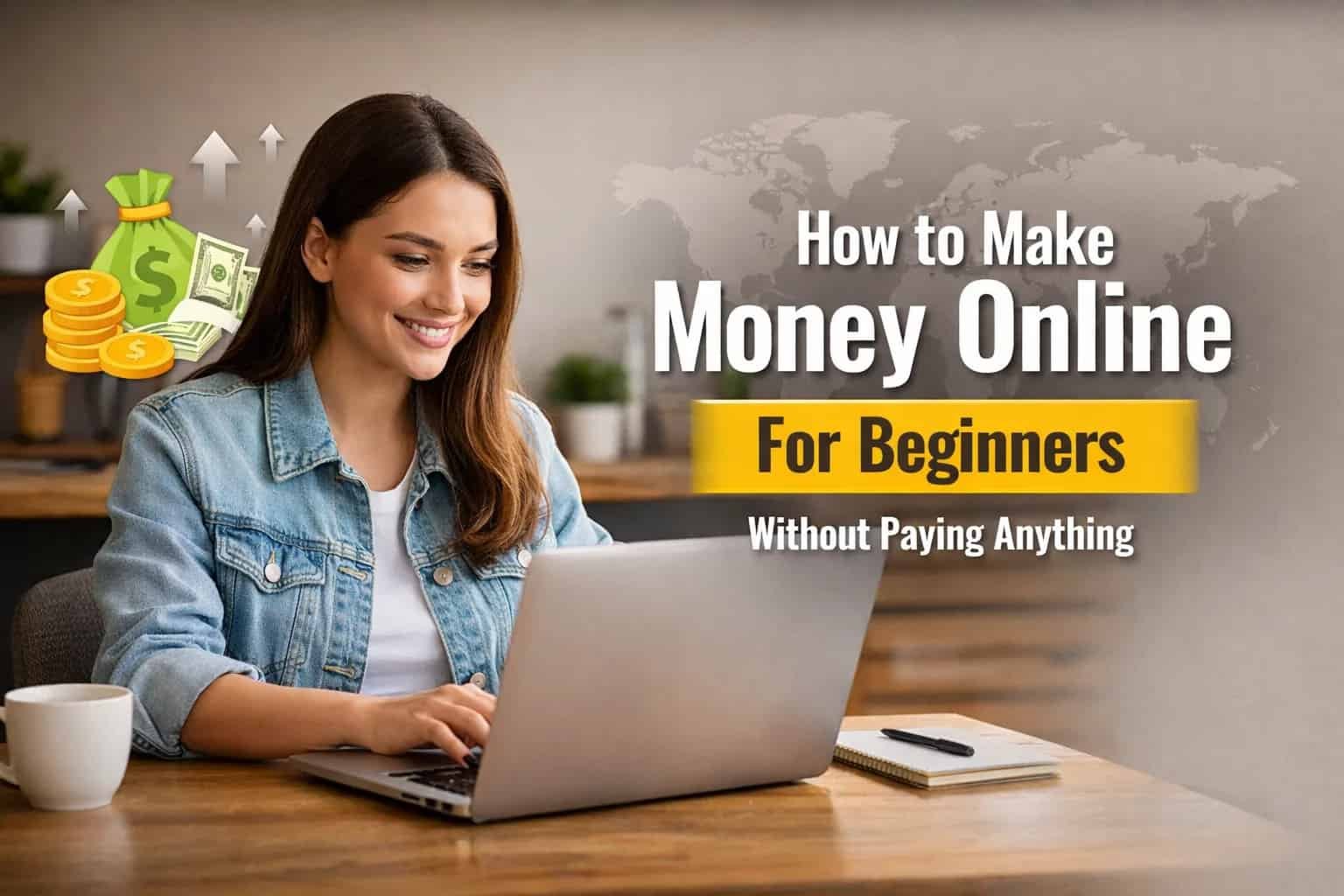 How to Make Money Online for Beginners Without Paying Anything