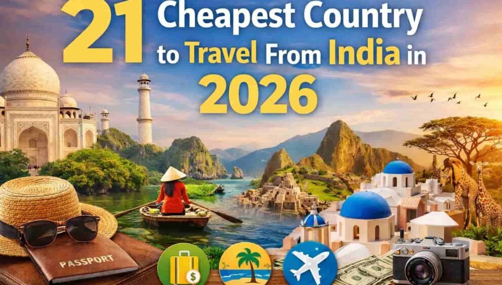 Cheapest Country to Travel From India