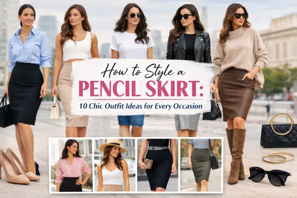 How to Style a Pencil Skirt