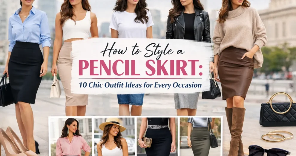 How to Style a Pencil Skirt