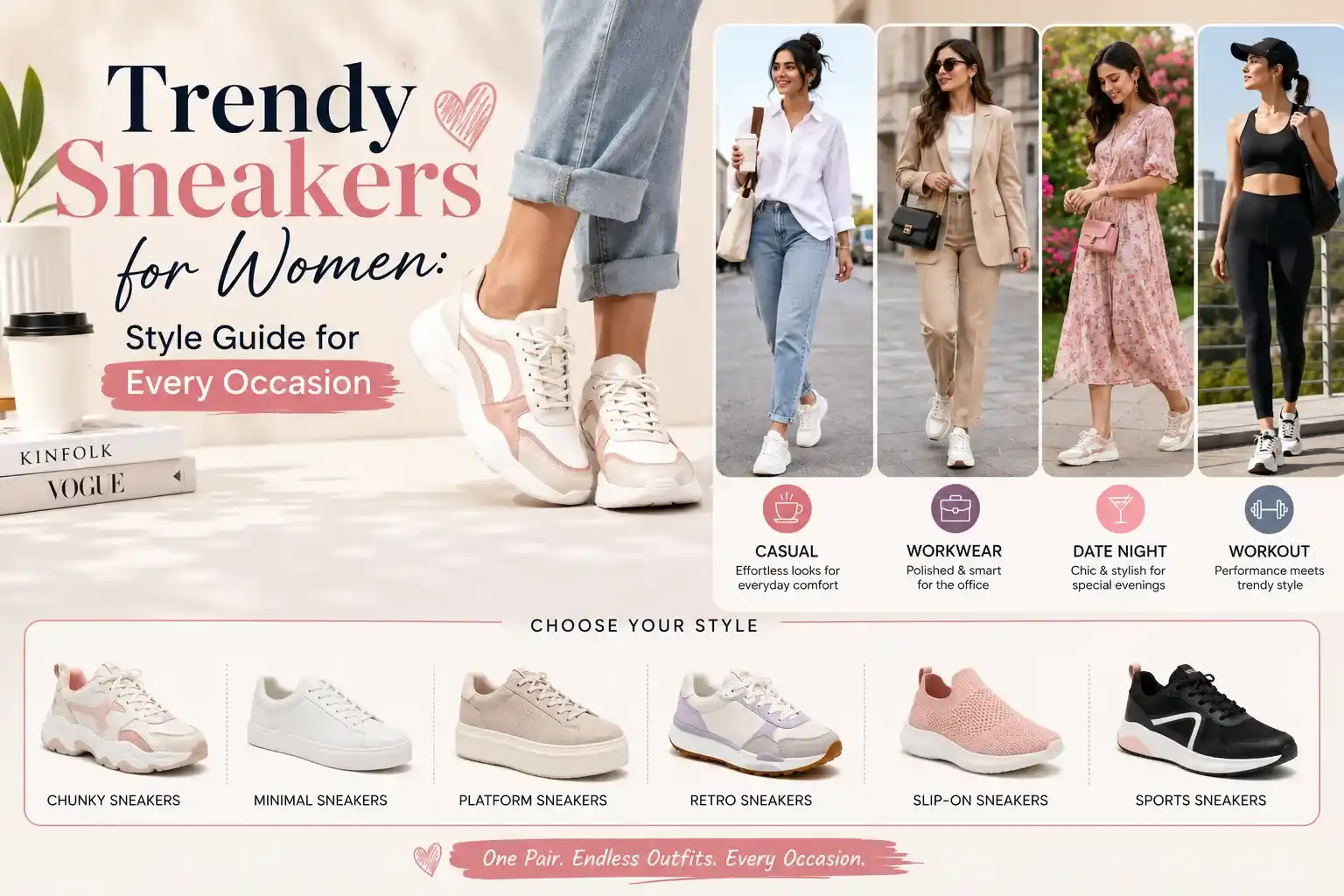 Trendy Sneakers for Women