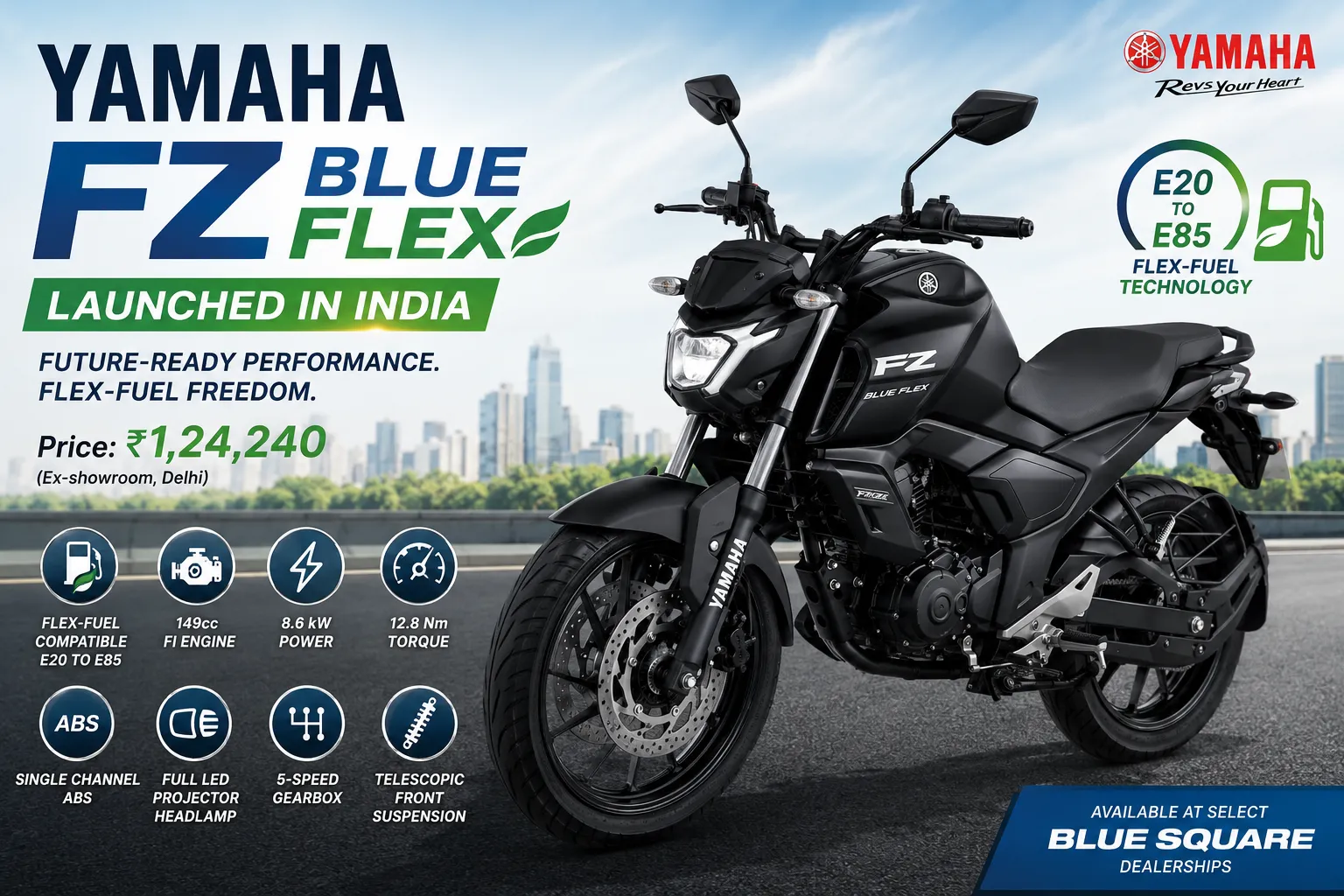 Yamaha FZ Blue Flex