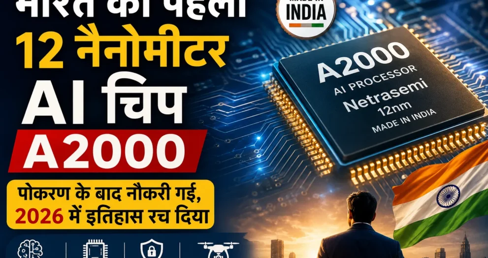भारत की पहली 12nm AI चिप