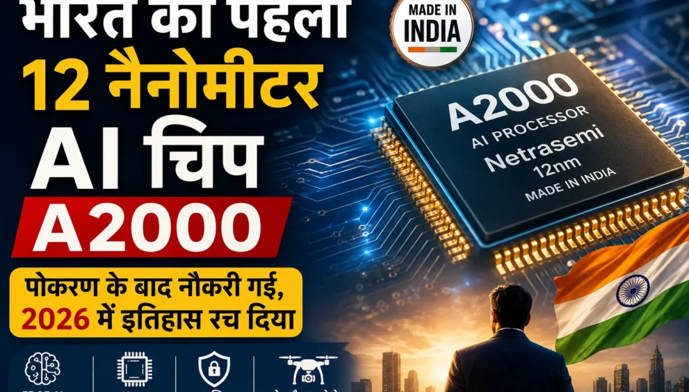 भारत की पहली 12nm AI चिप