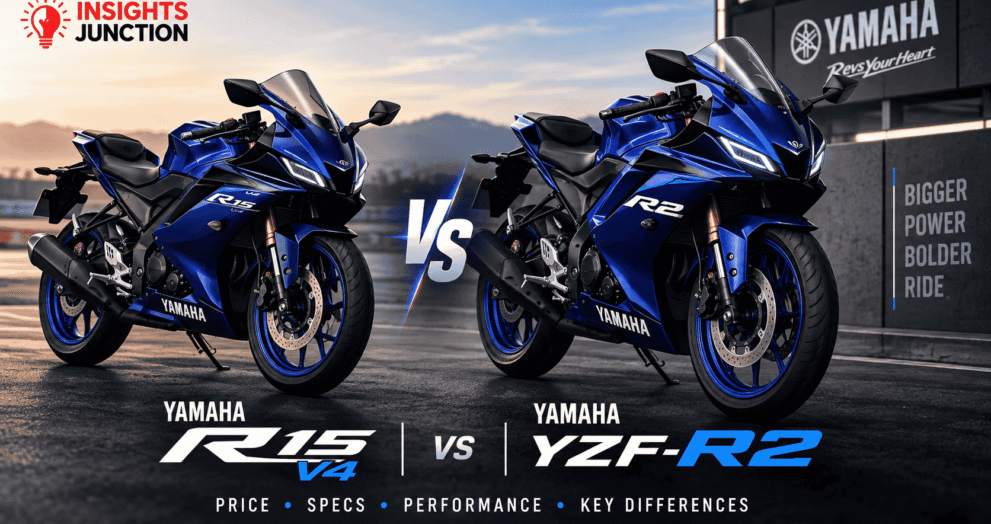 Yamaha R15 V4 vs Yamaha YZF-R2